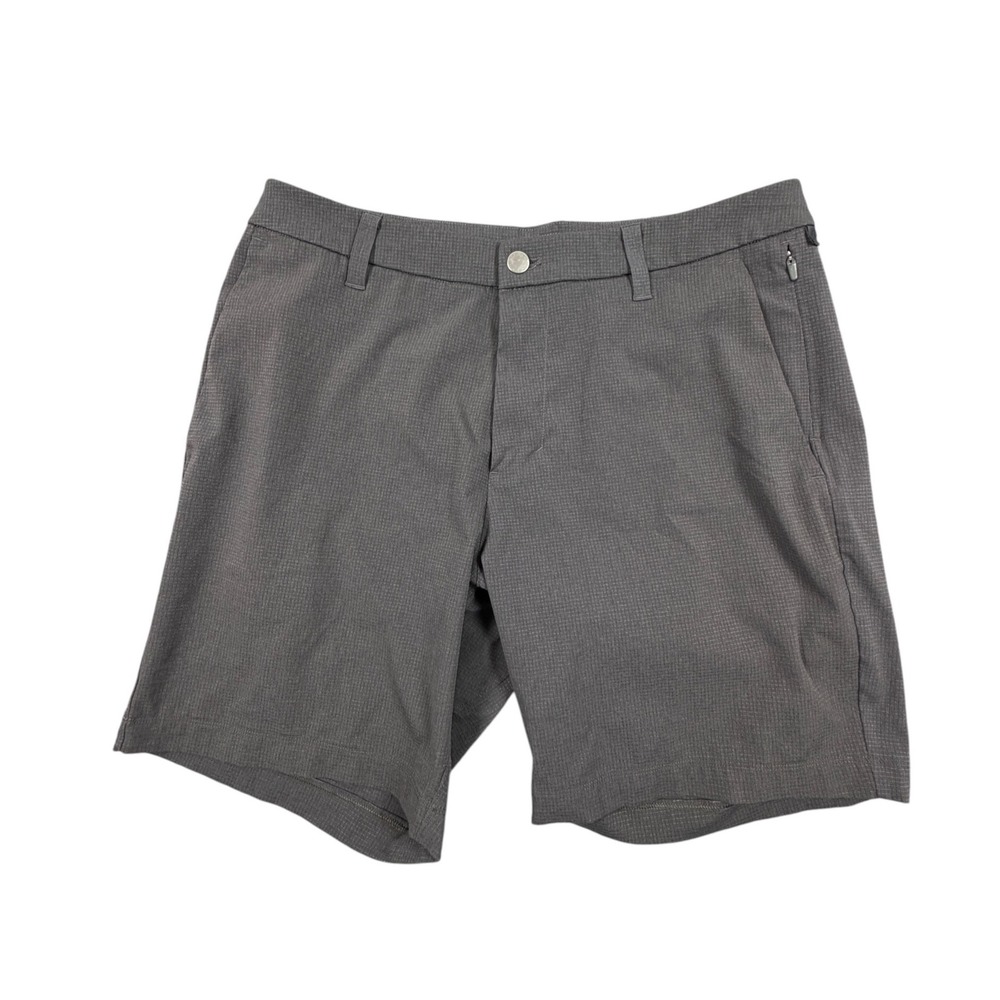 Lululemon ABC Classic-Fit Shorts Dark Gray Woven Air Obsidian 32X8